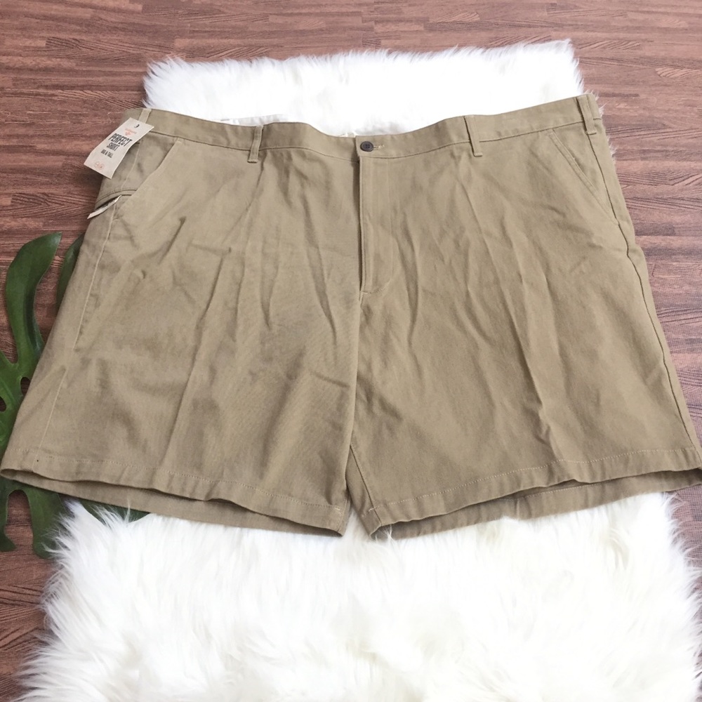 Dockers Perfect Big & Tall Size 56 Tan Men’s Shorts NWT - Picture 1 of 5